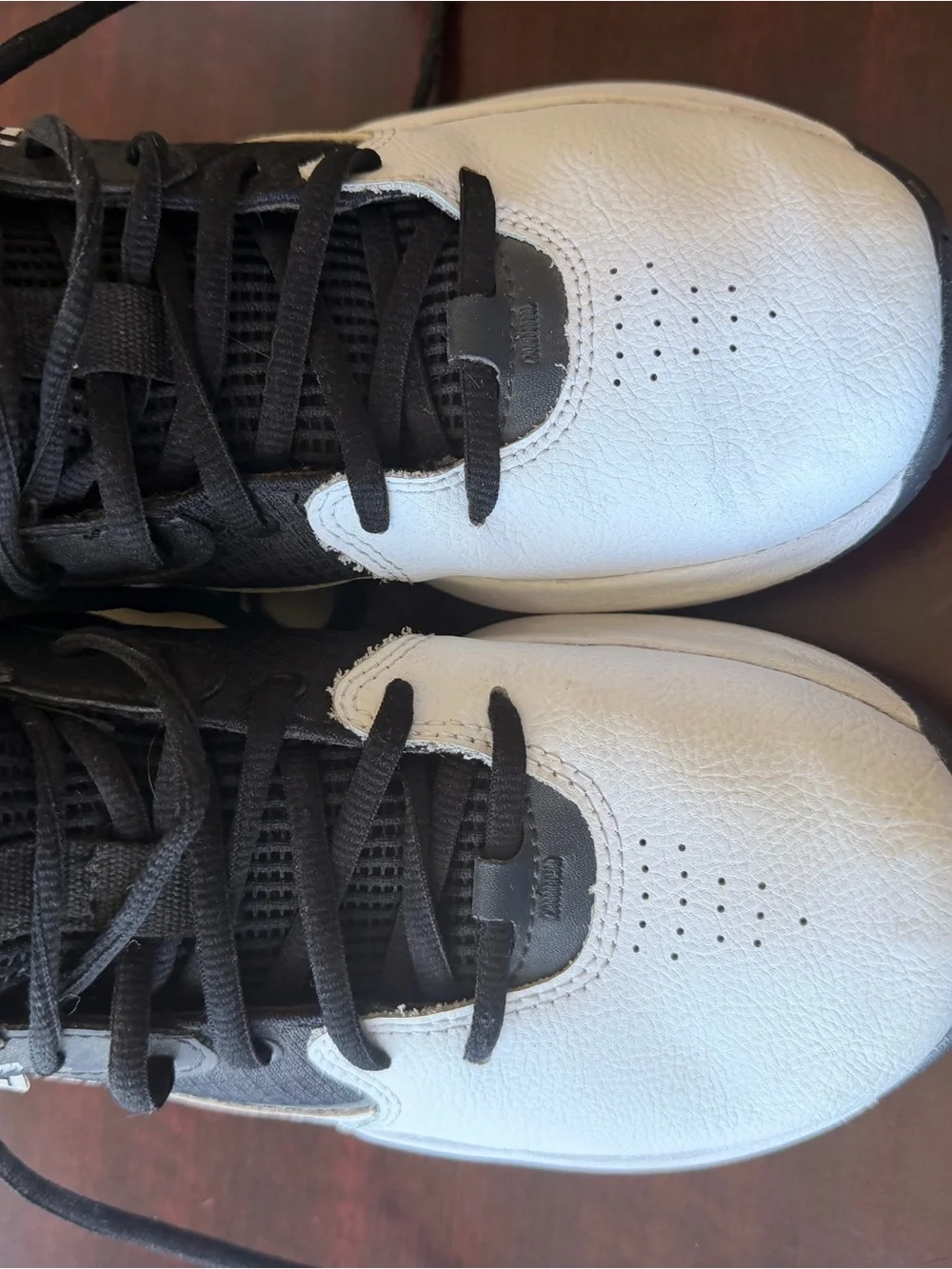 Under Armour Kids Black and White Athletic Sneakers